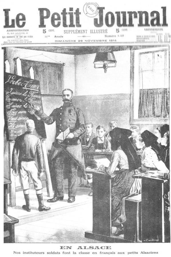 1914 29 11 Les instituteurs soldats en Alsace Le Petit Journal.jpg
